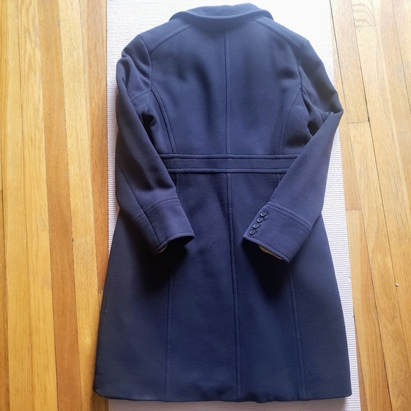 J Crew Navy Blue Lady Day Insulated Wool Coat, 16 (10) - Picture 3 of 10